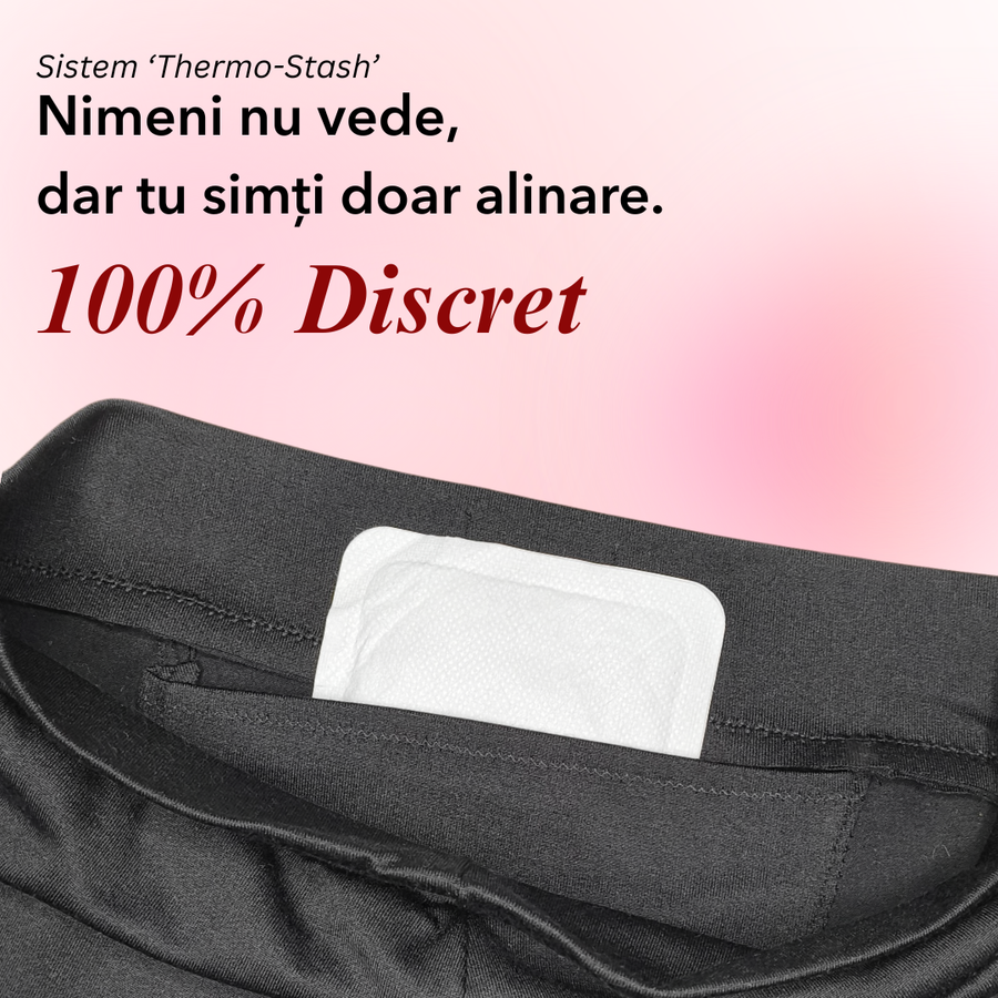Buzunar termic ascuns pentru ameliorarea crampelor menstruale - sistem Thermo-Stash Volin